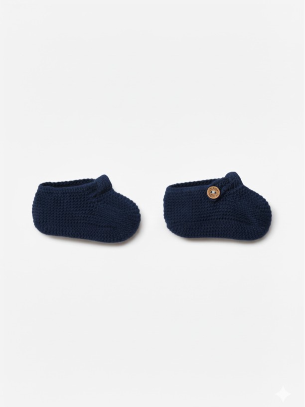 Knitted wool booties Knitted wool booties