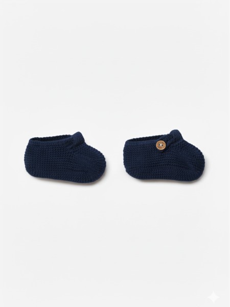 Knitted wool booties Knitted wool booties