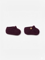 Knitted wool booties Knitted wool booties