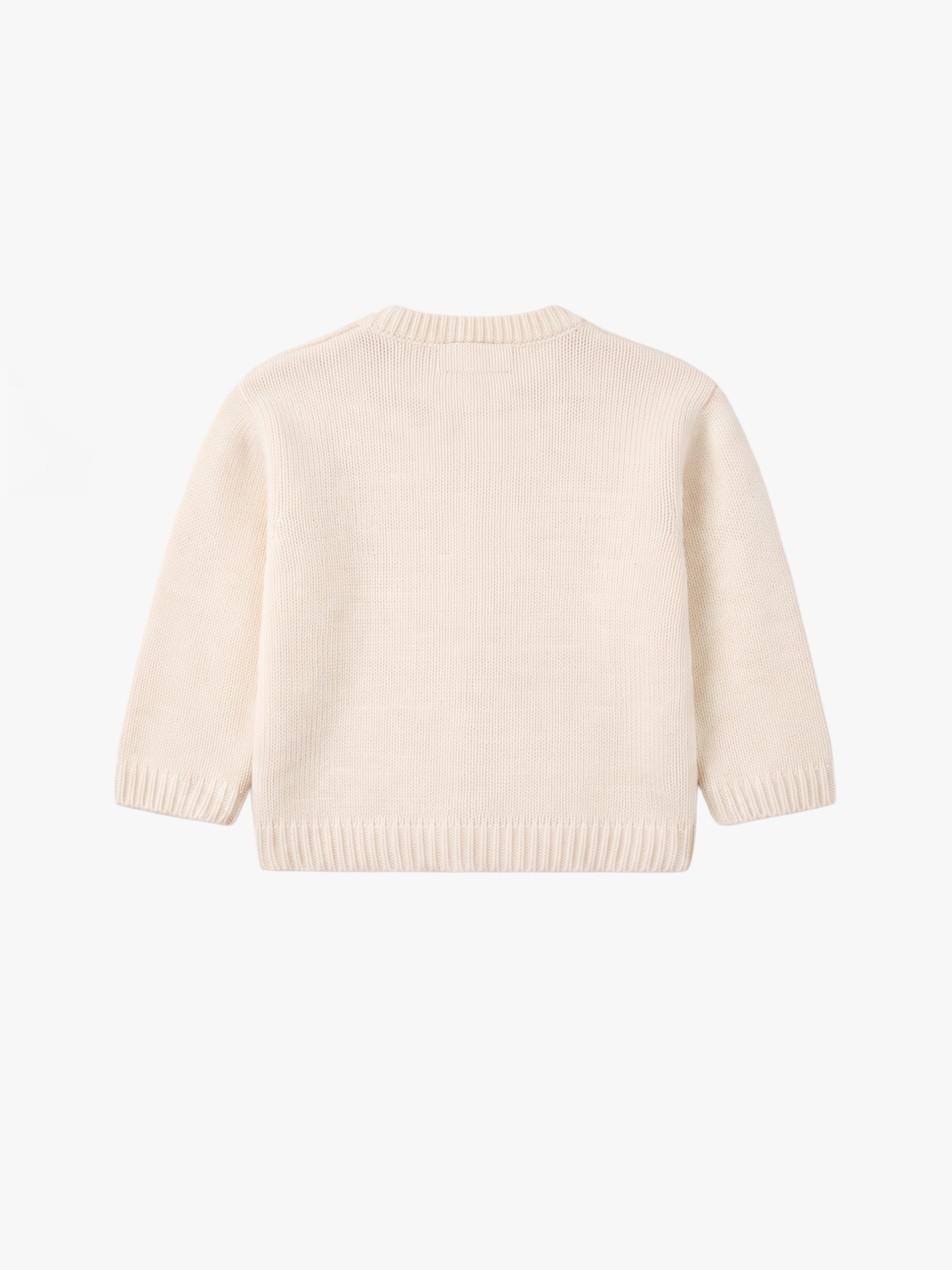 Knitted wool sweater