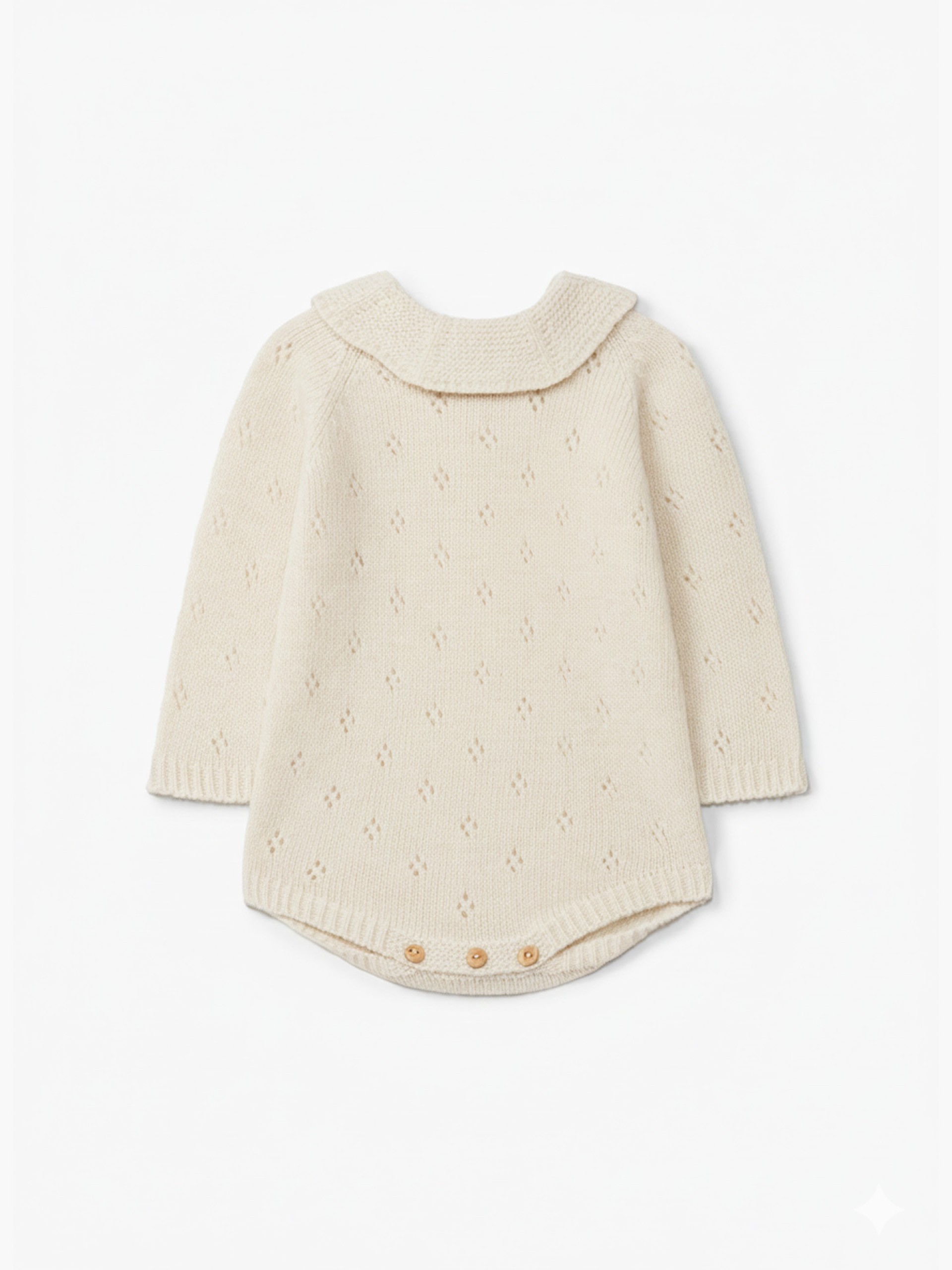 Knitted wool shortie