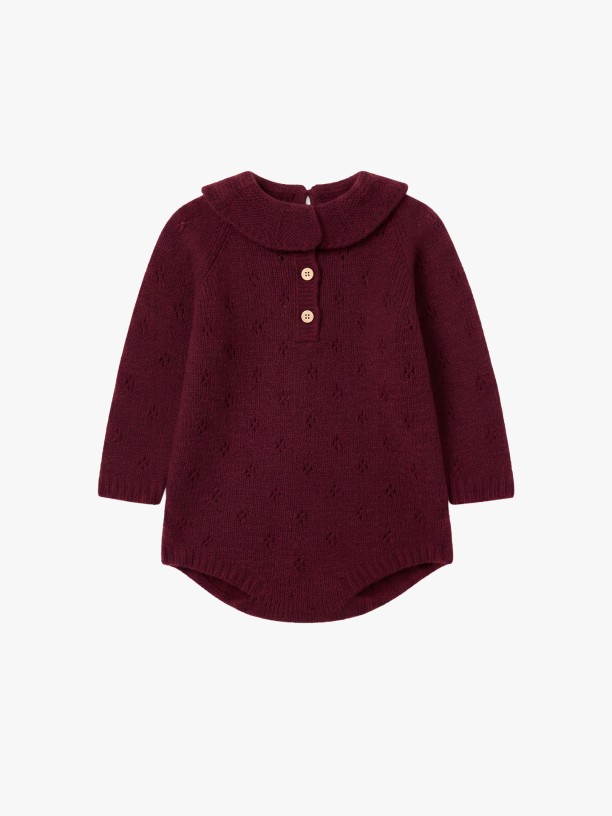 Knitted wool shortie