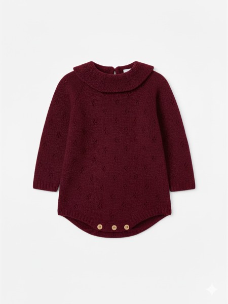 Knitted wool shortie