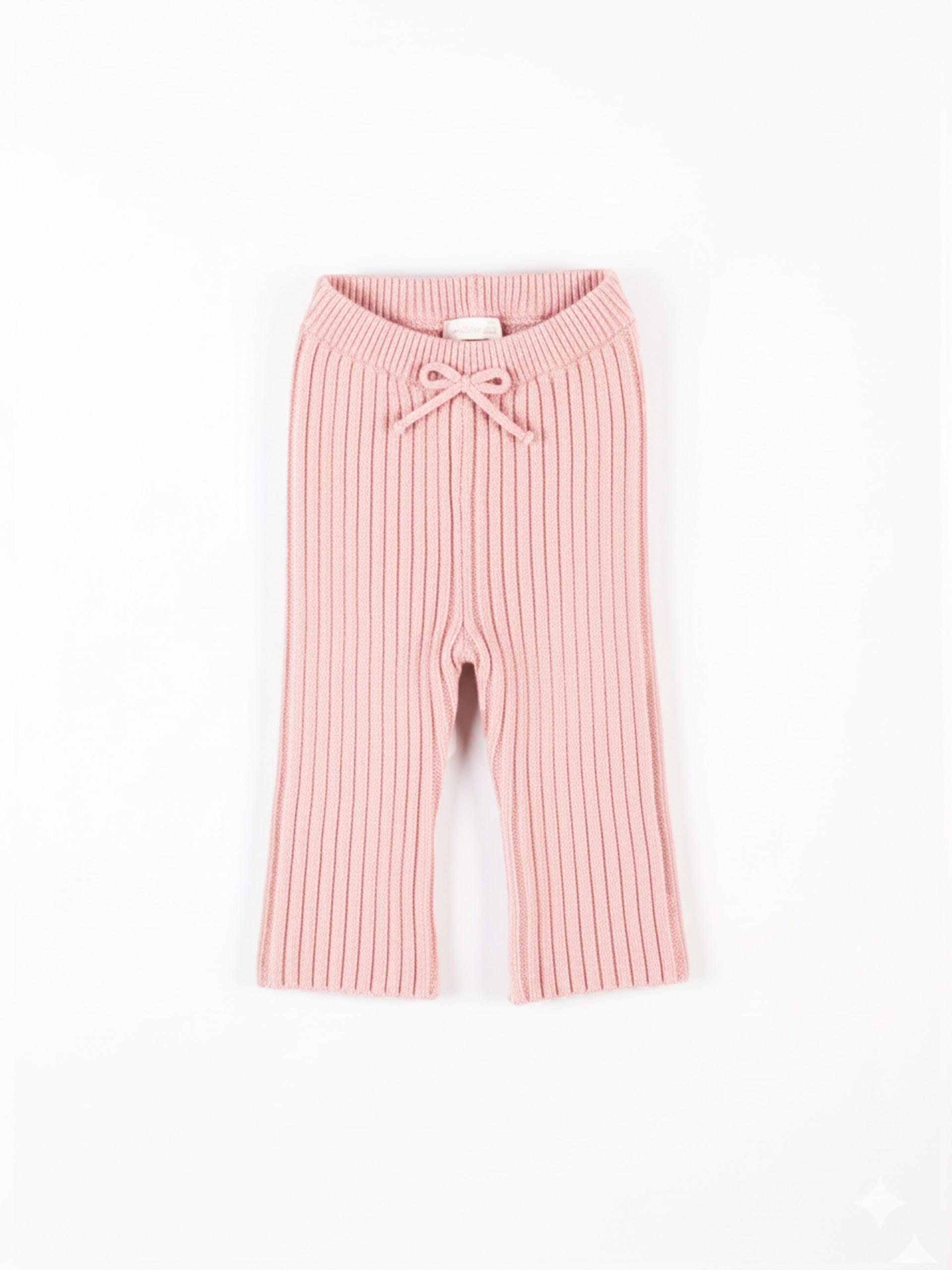 Knitted wool trousers