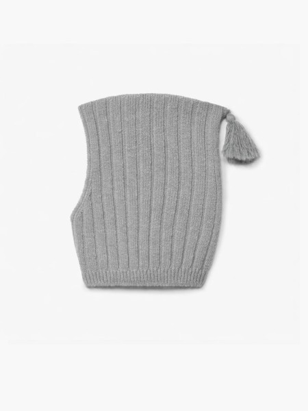 Knitted wool balaclava