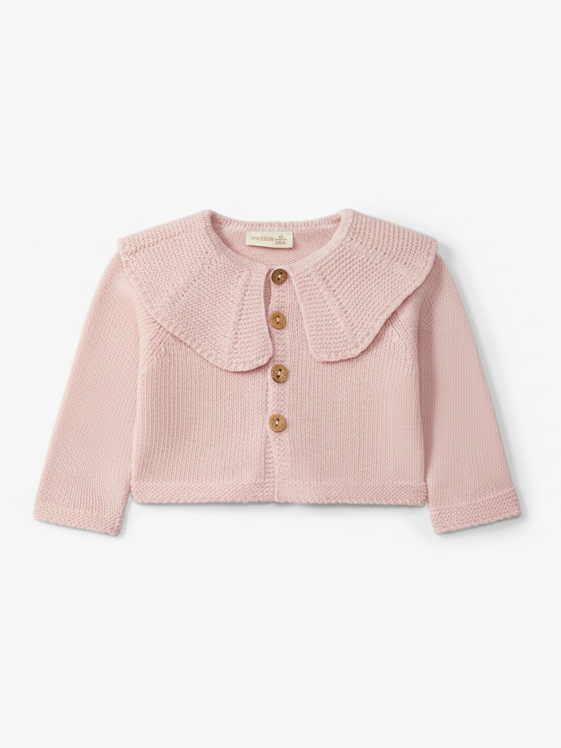 Knitted wool cardigan