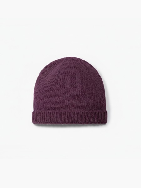 Knitted wool beanie