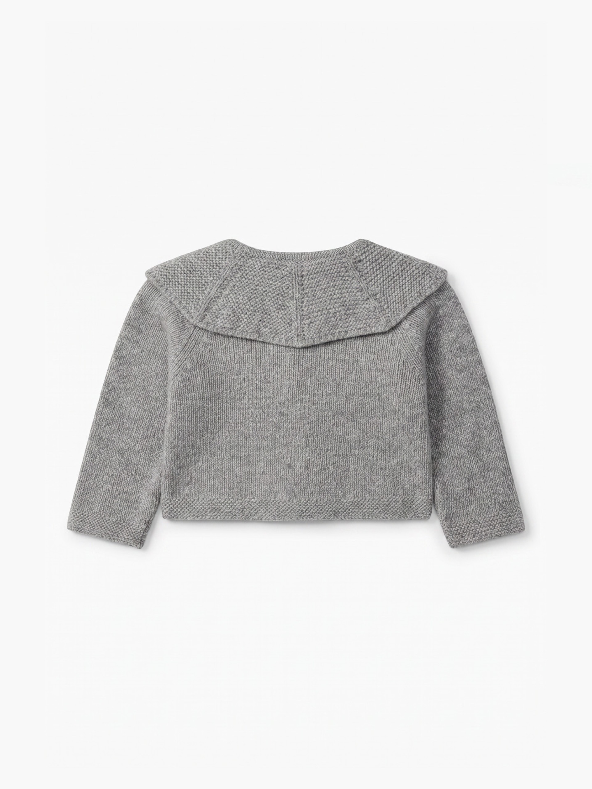 Knitted wool cardigan