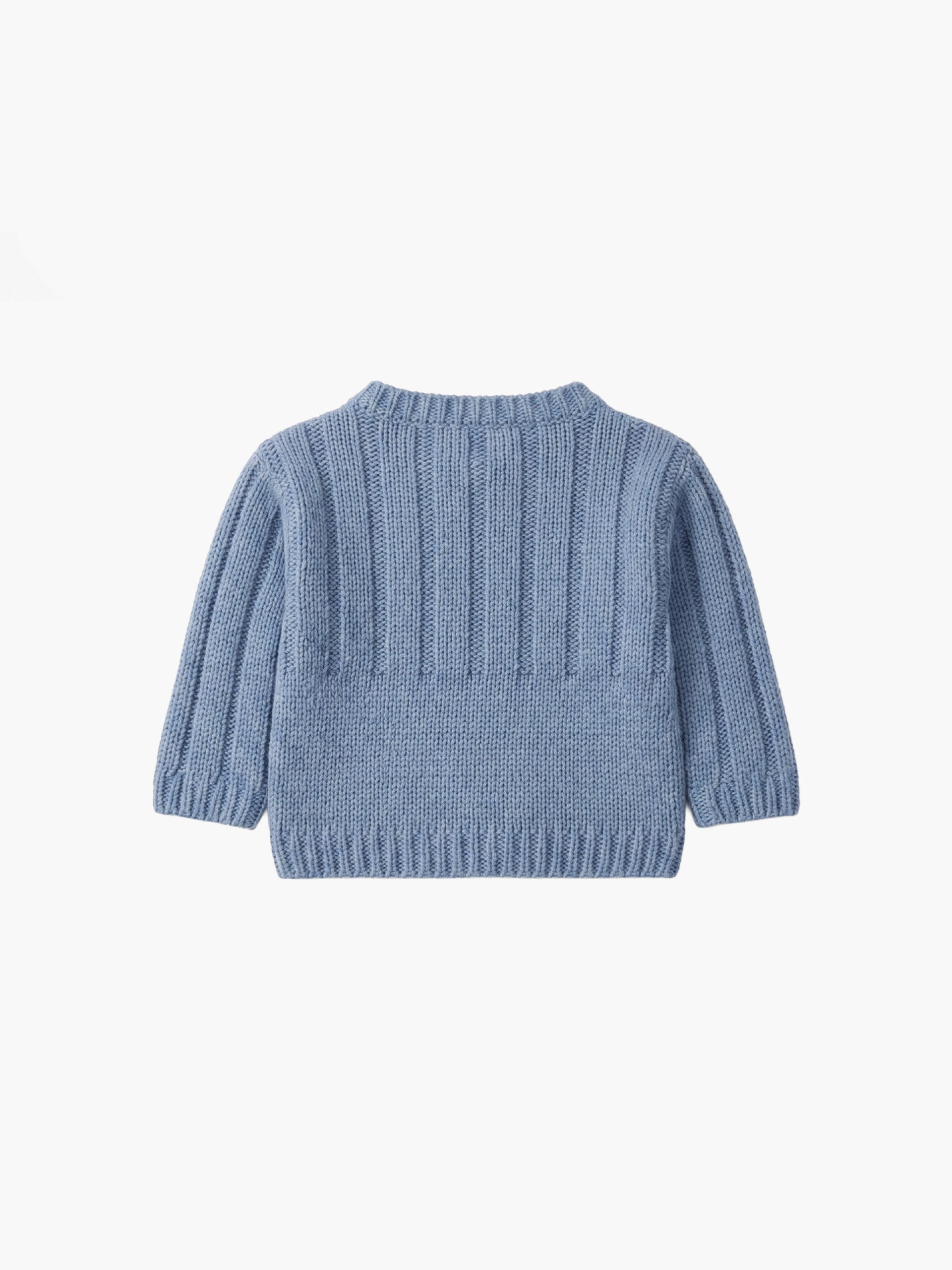 Knitted wool cardigan