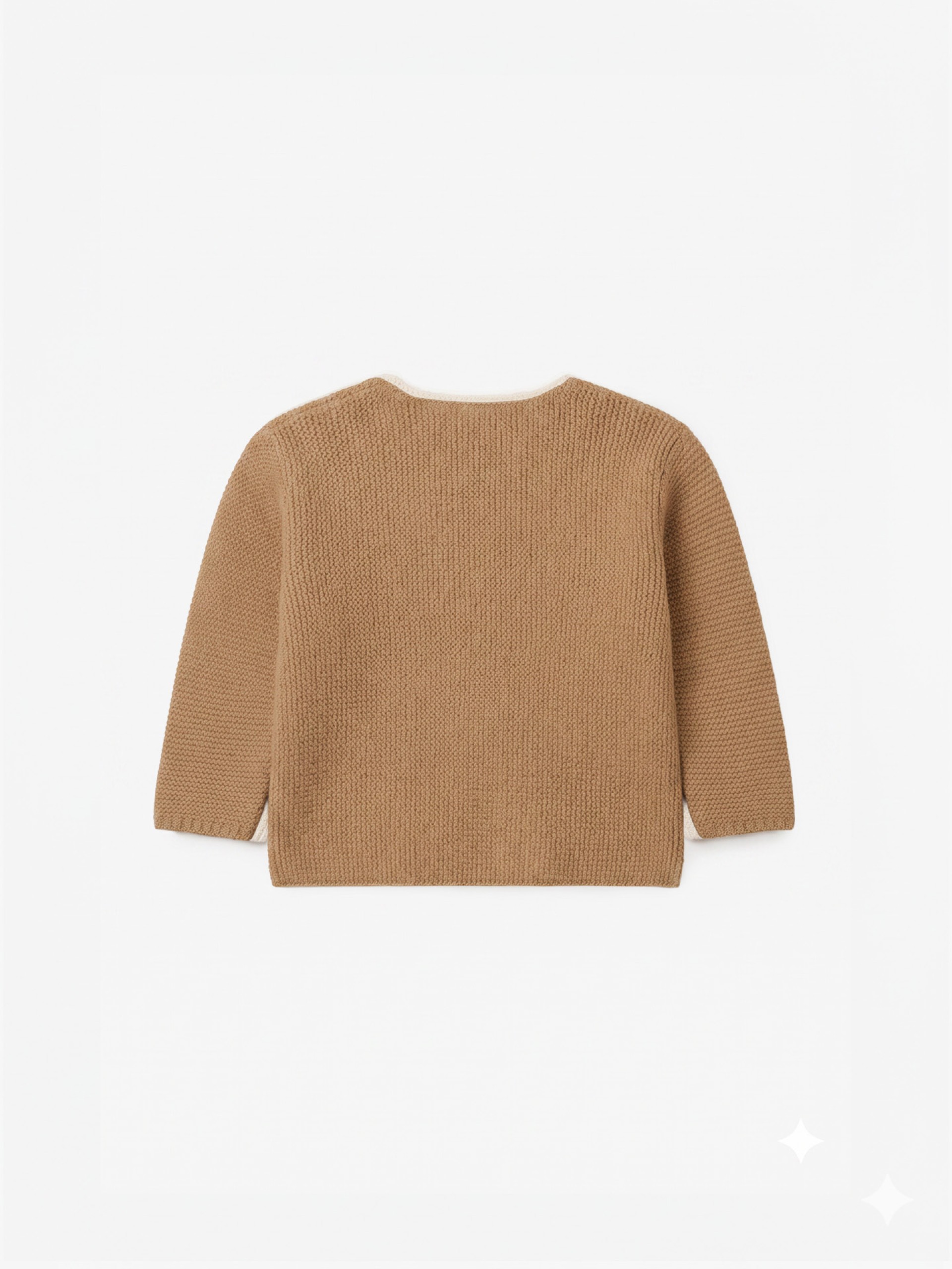 Knitted wool cardigan