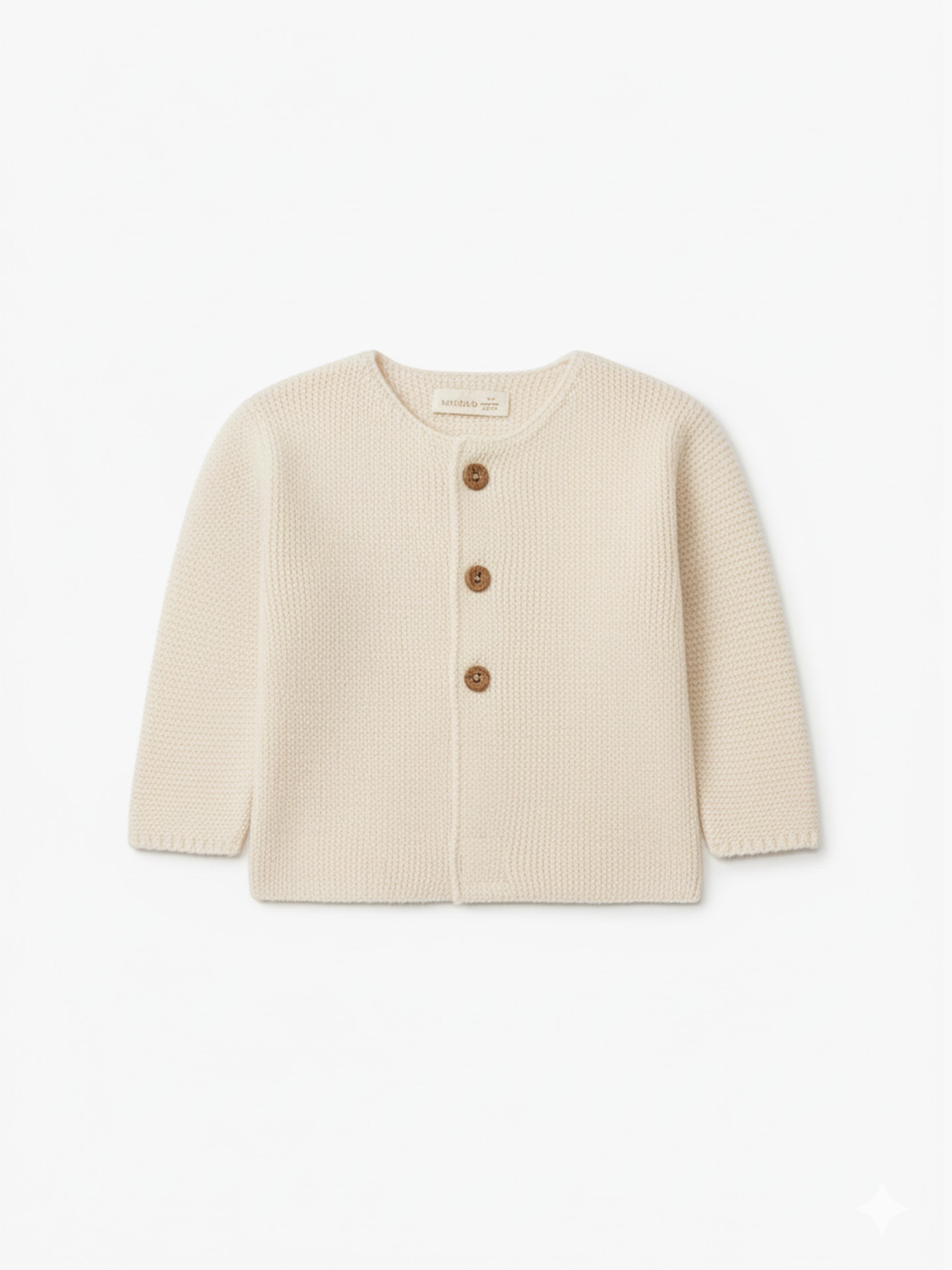 Knitted wool cardigan