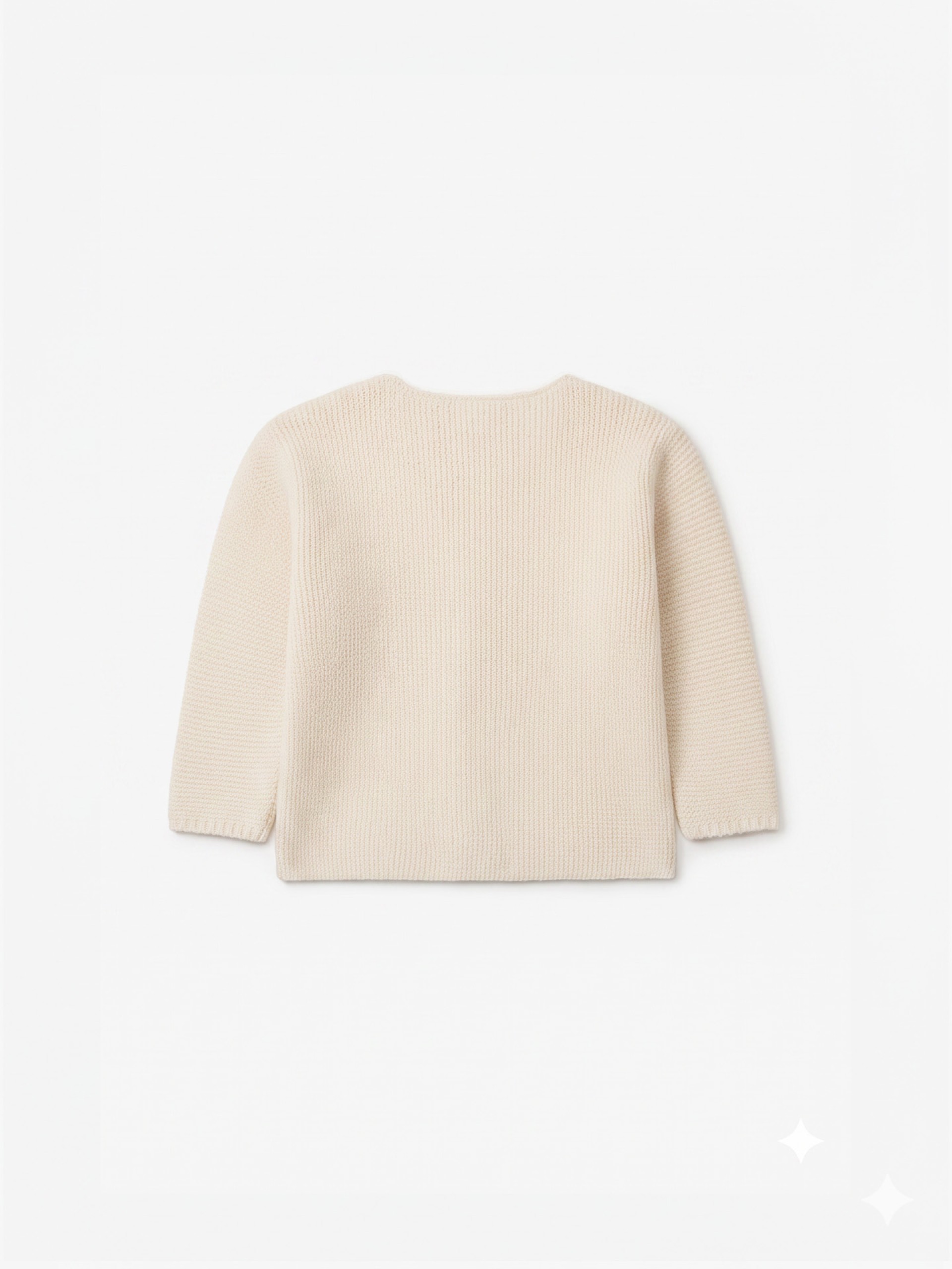 Knitted wool cardigan