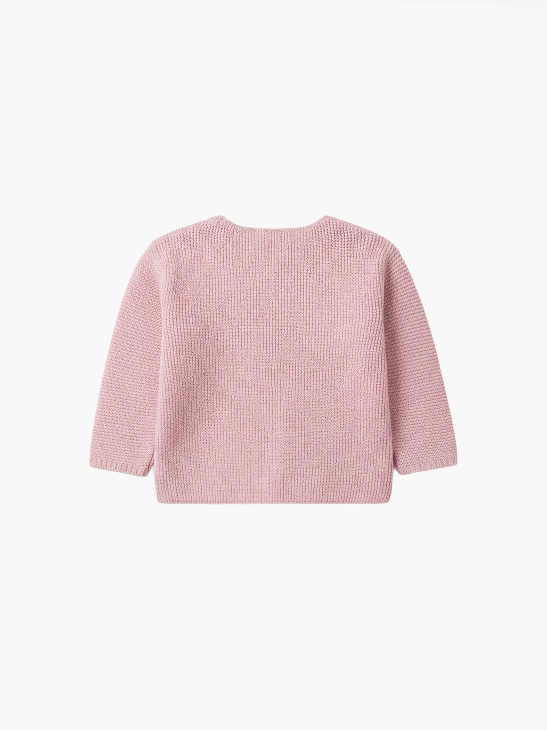 Knitted wool cardigan