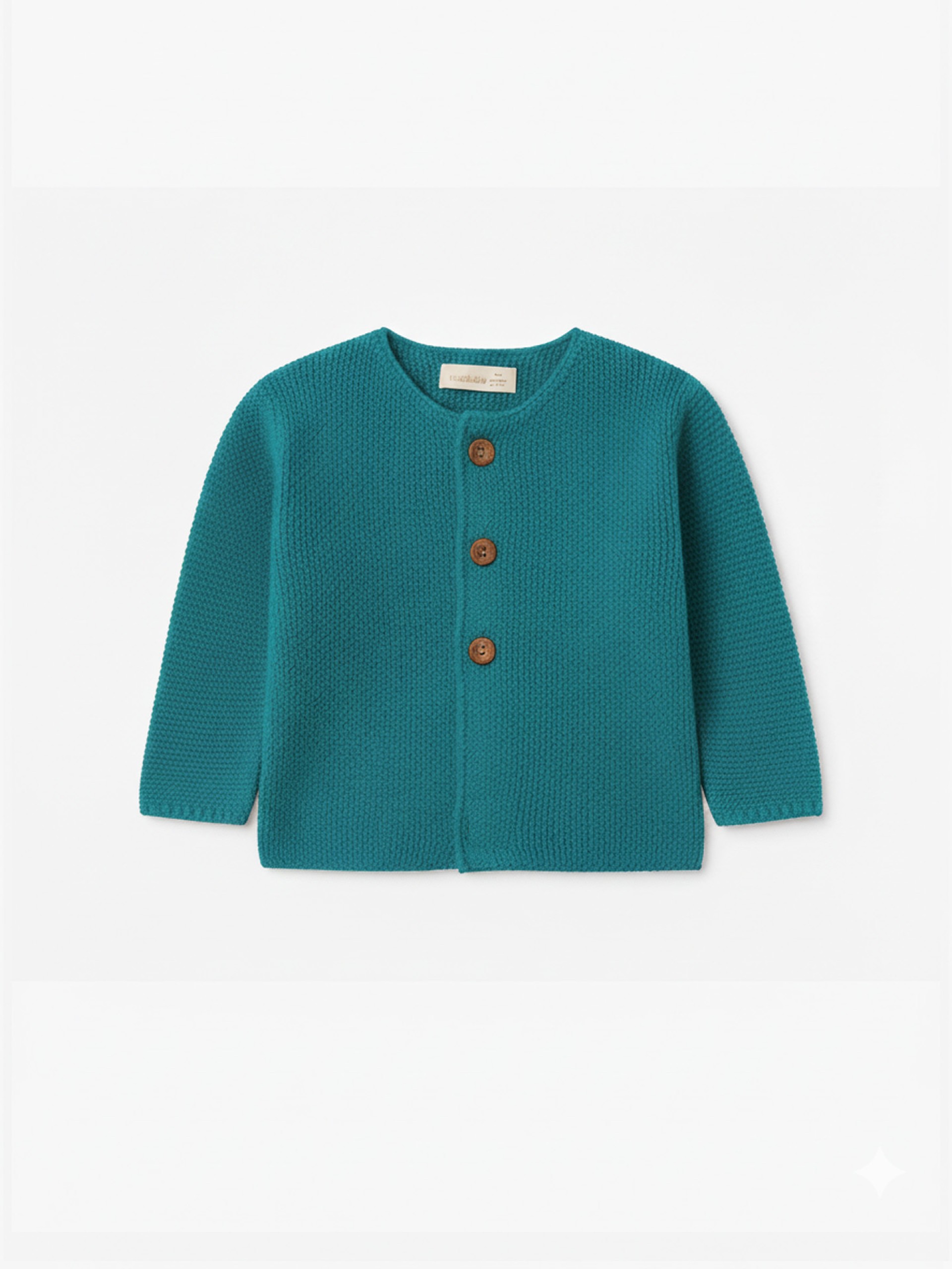 Knitted wool cardigan