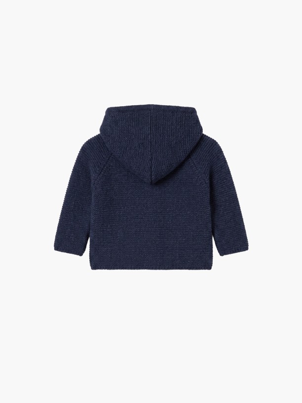 Hooded wool cardigan Hooded wool cardigan