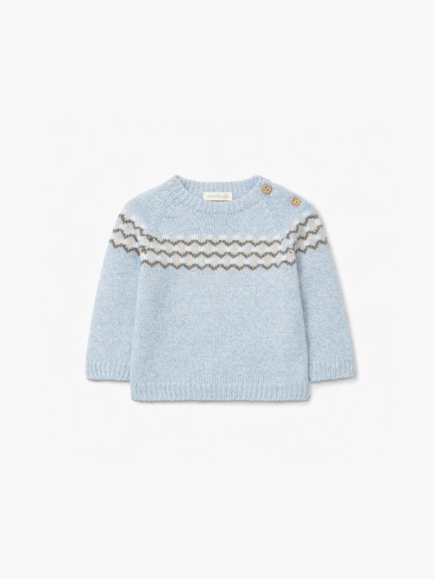 Knitted jacquard sweater Knitted jacquard sweater
