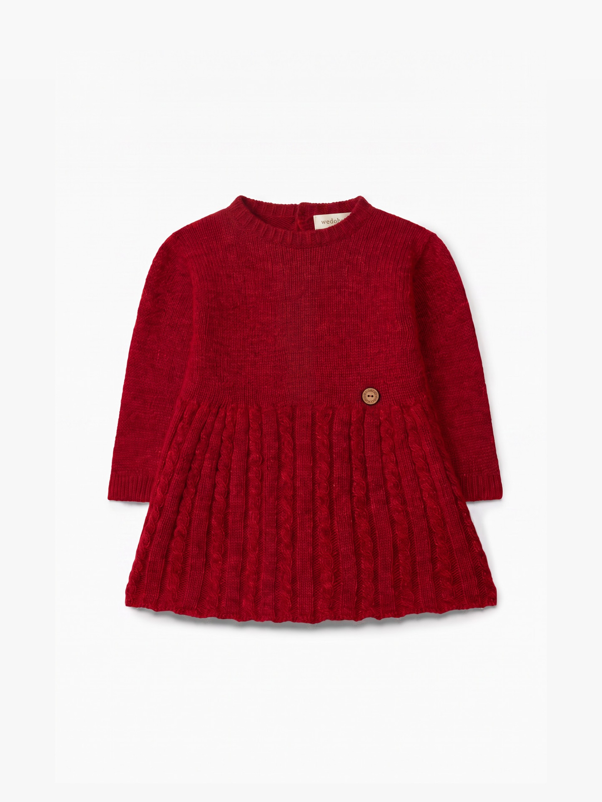 Knitted wool dress