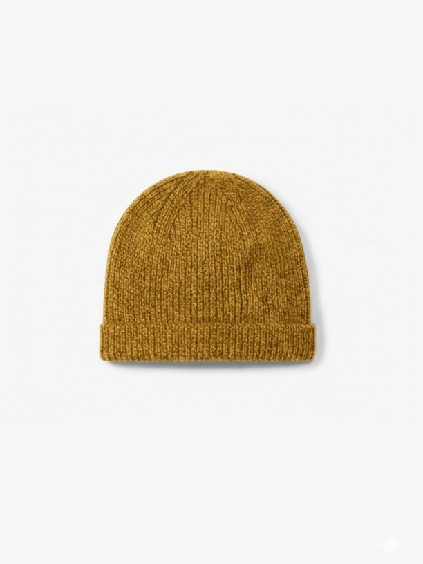 Knitted wool beanie