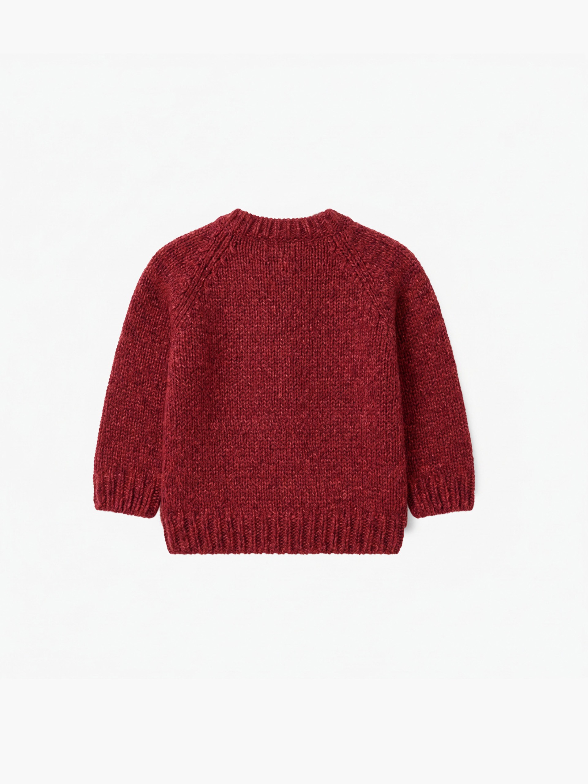 Knitted wool cardigan