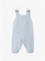 Knitted wool dungarees Knitted wool dungarees