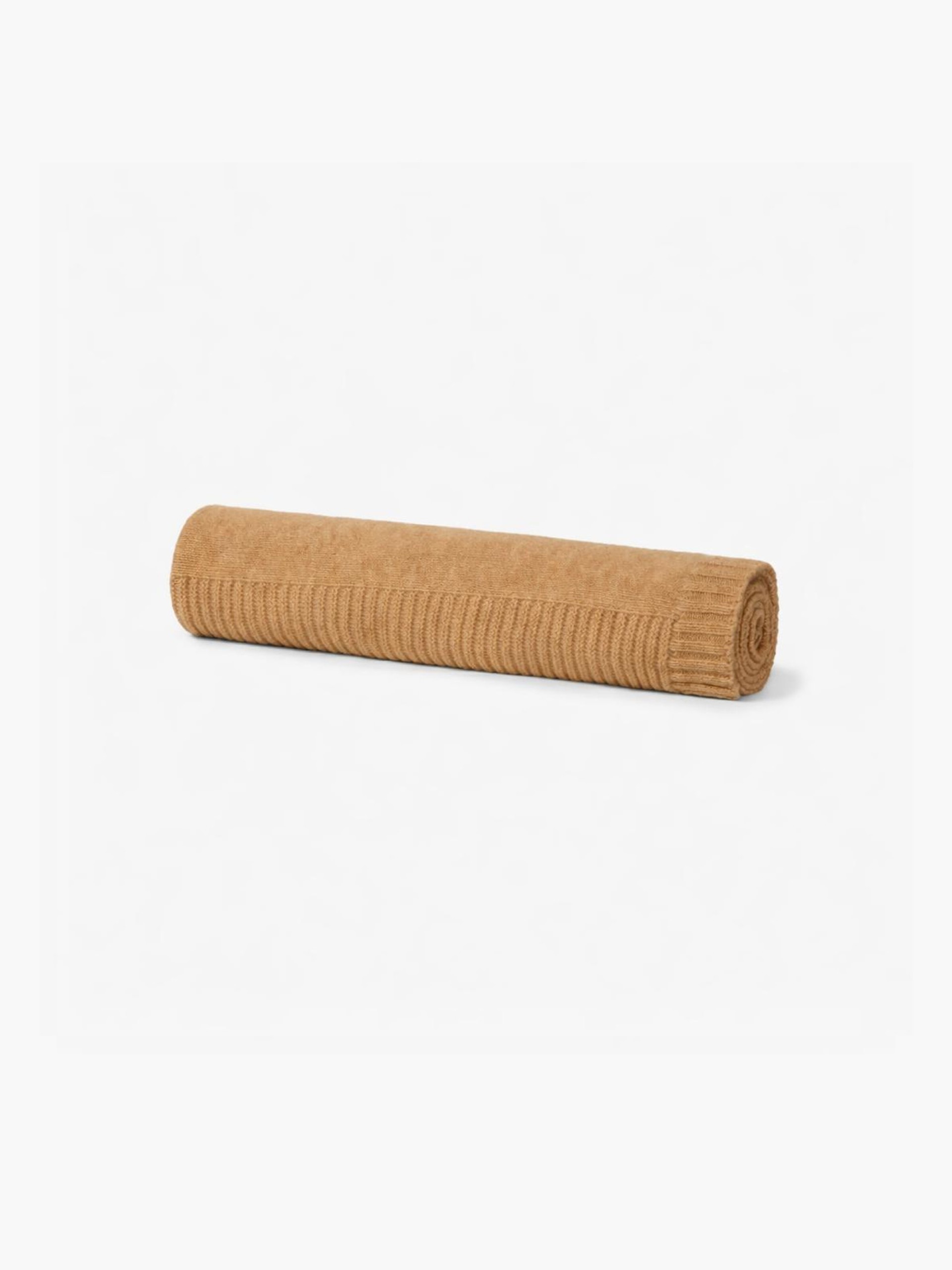 Knitted wool blanket