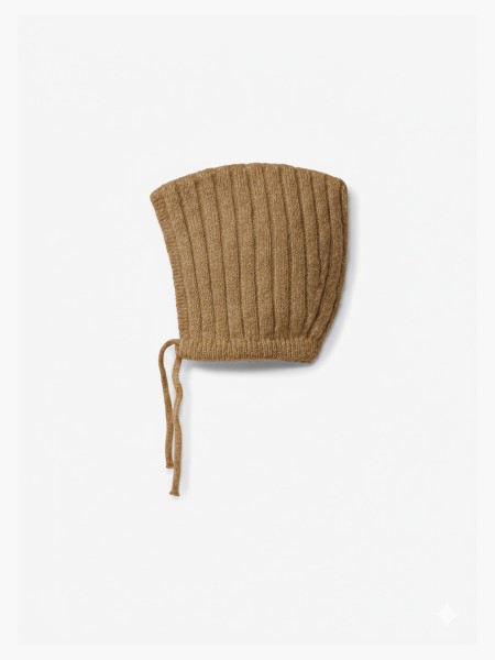 Knitted wool bonnet Knitted wool bonnet
