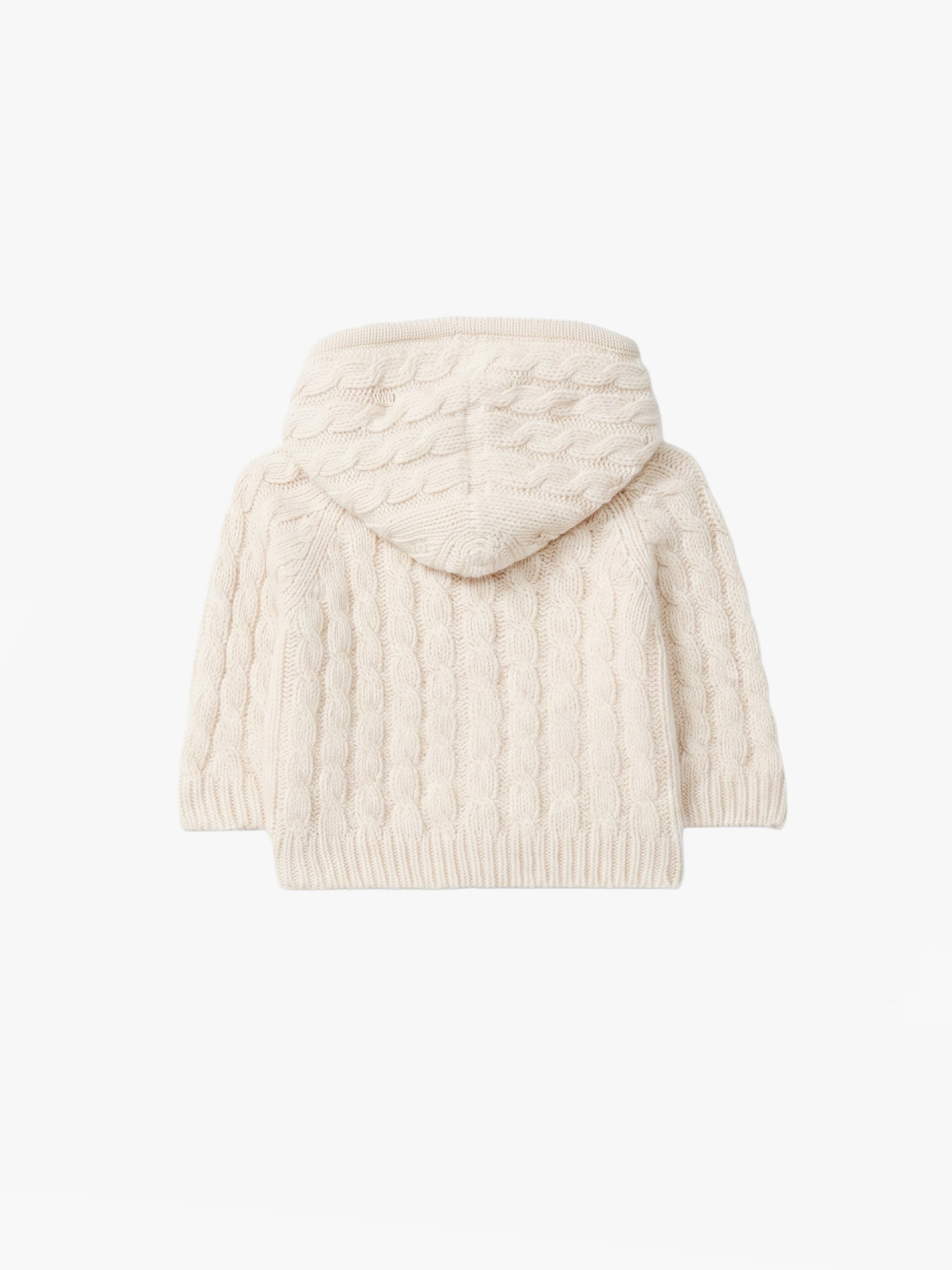 Knitted wool cardigan
