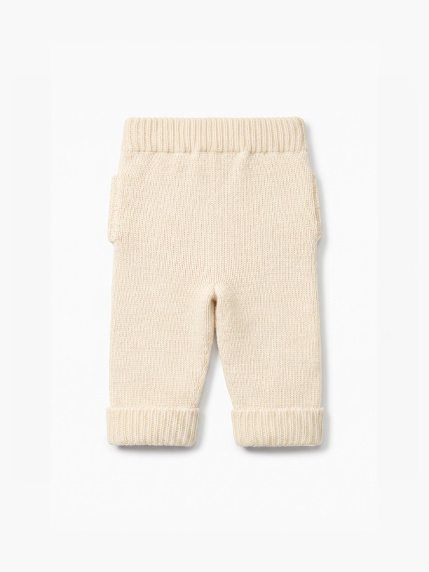 Knitted wool trousers Knitted wool trousers