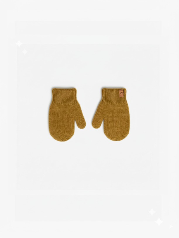 Knitted wool mittens Knitted wool mittens