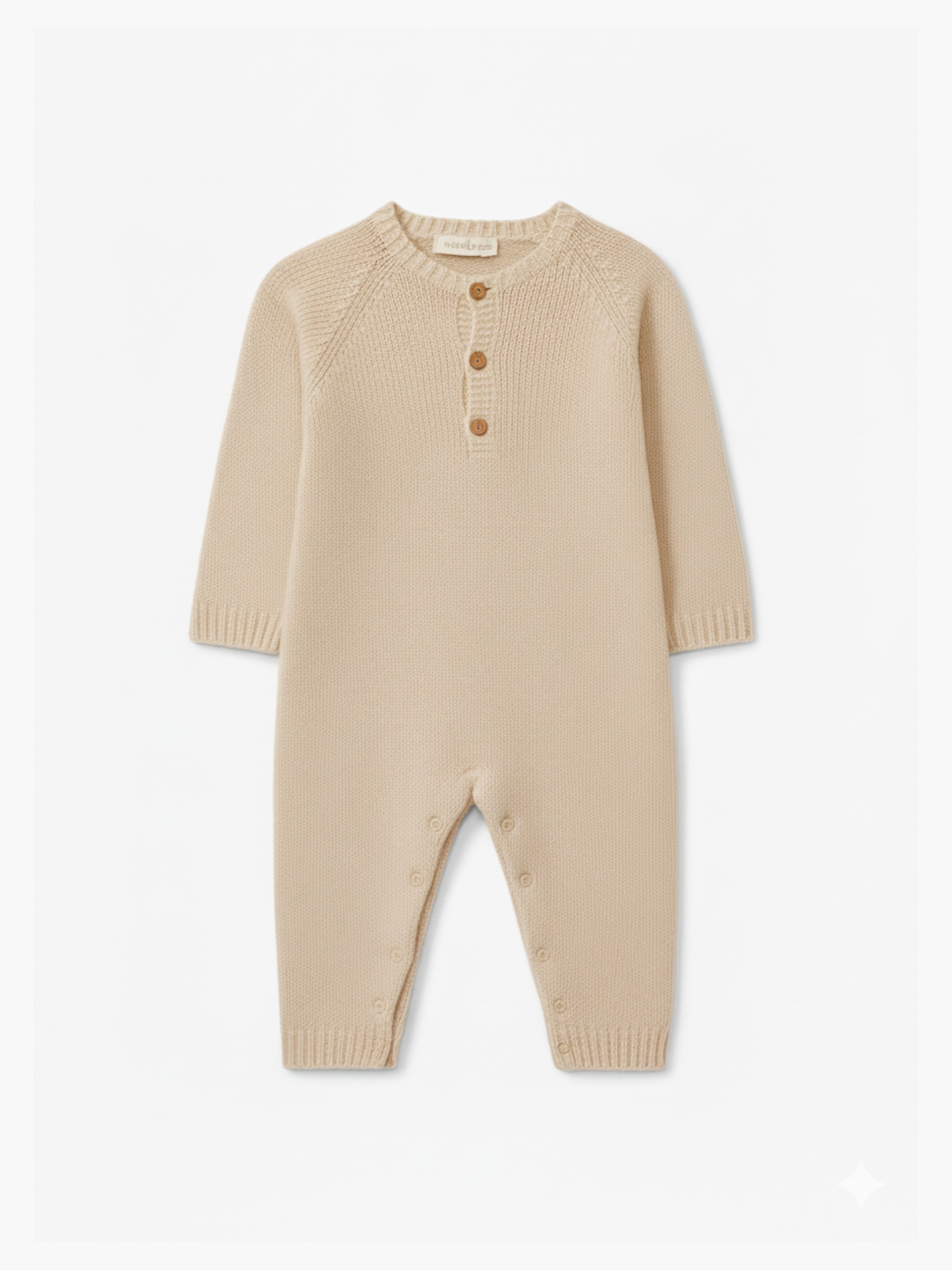 Knitted wool jumpsuit