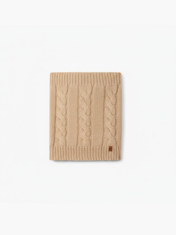 Knitted wool snood Knitted wool snood