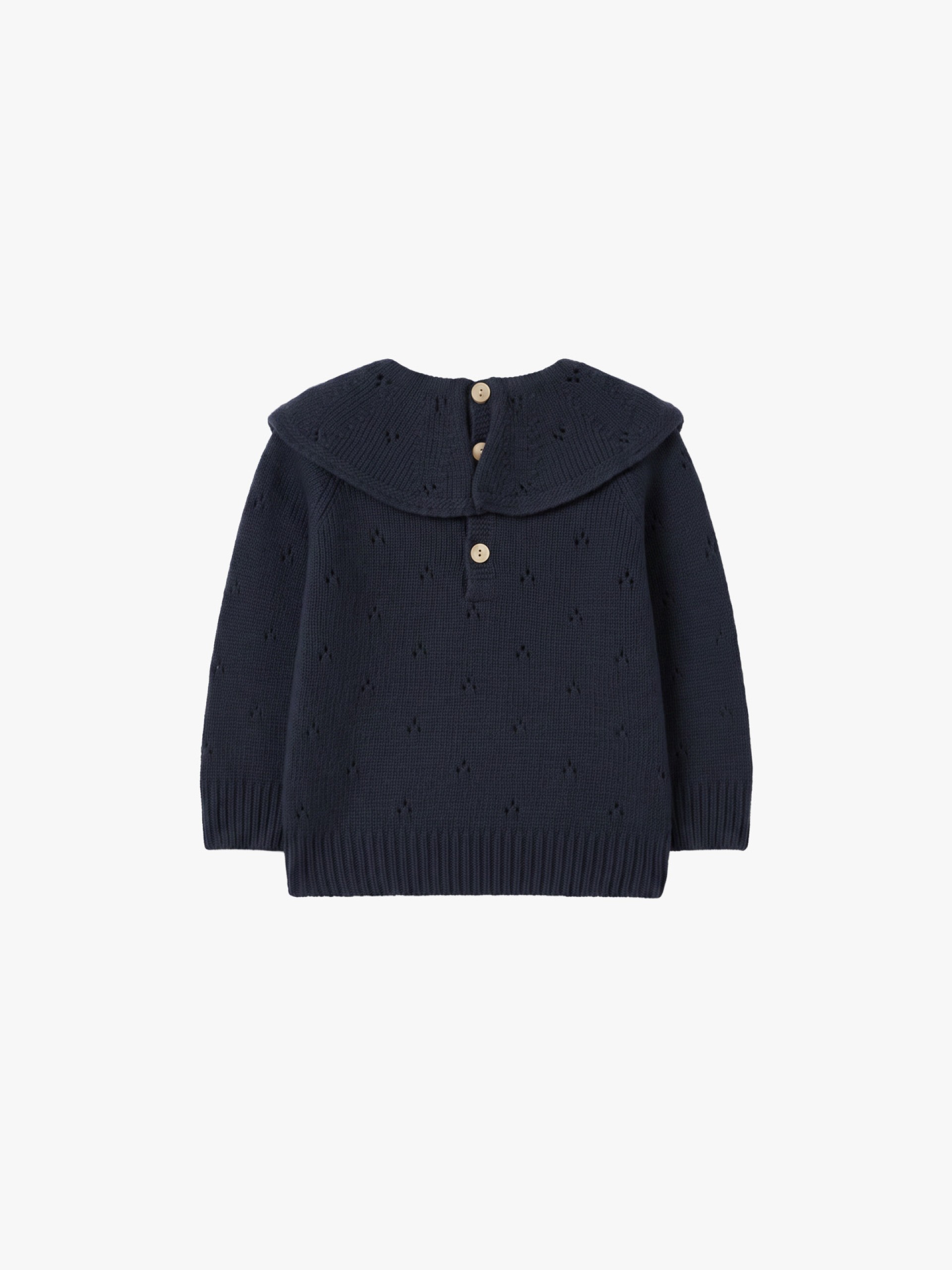 Knitted wool sweater