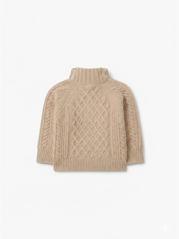 Knitted wool sweater