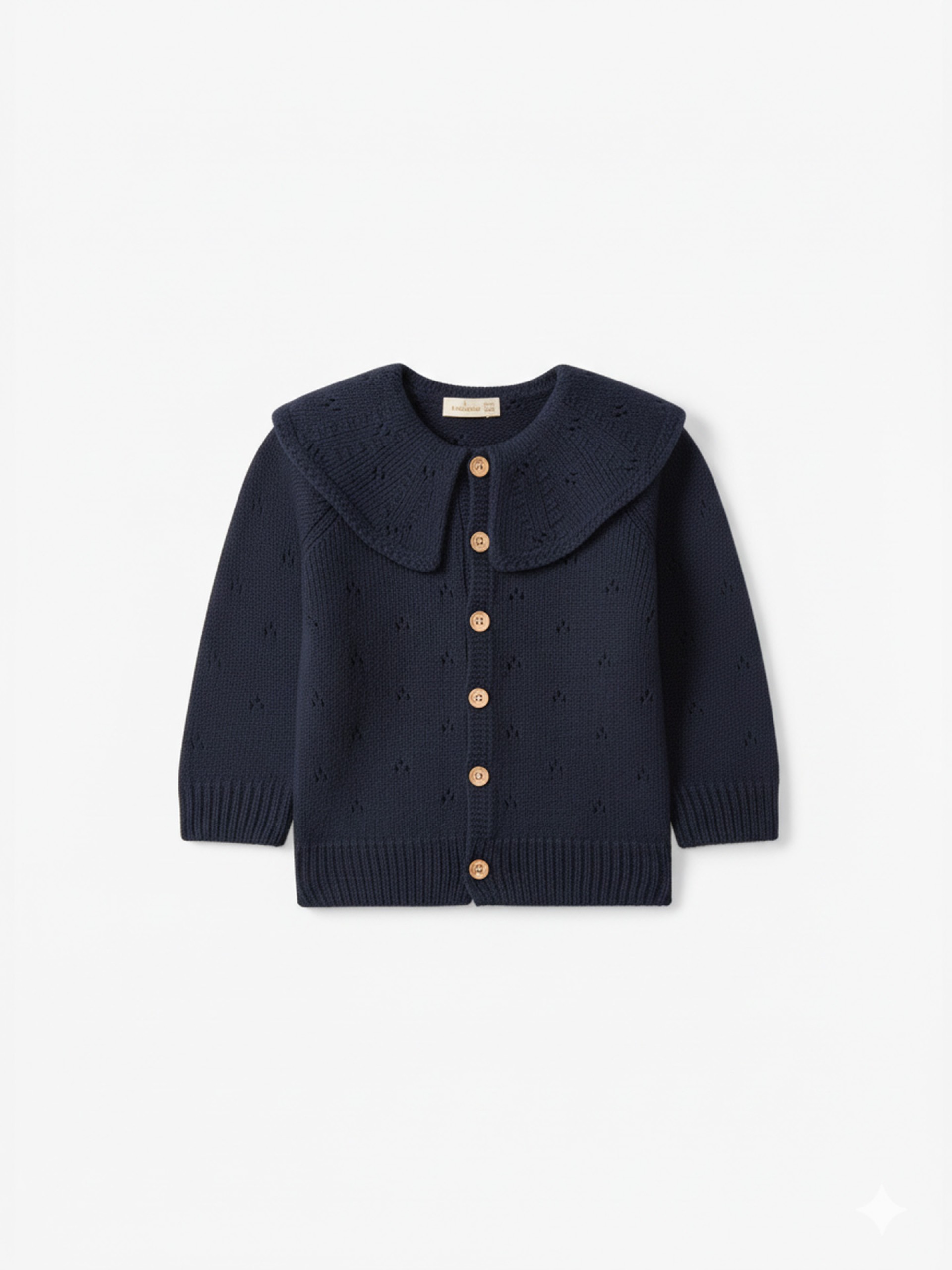 Knitted wool cardigan