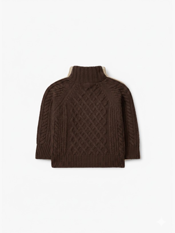 Knitted wool sweater