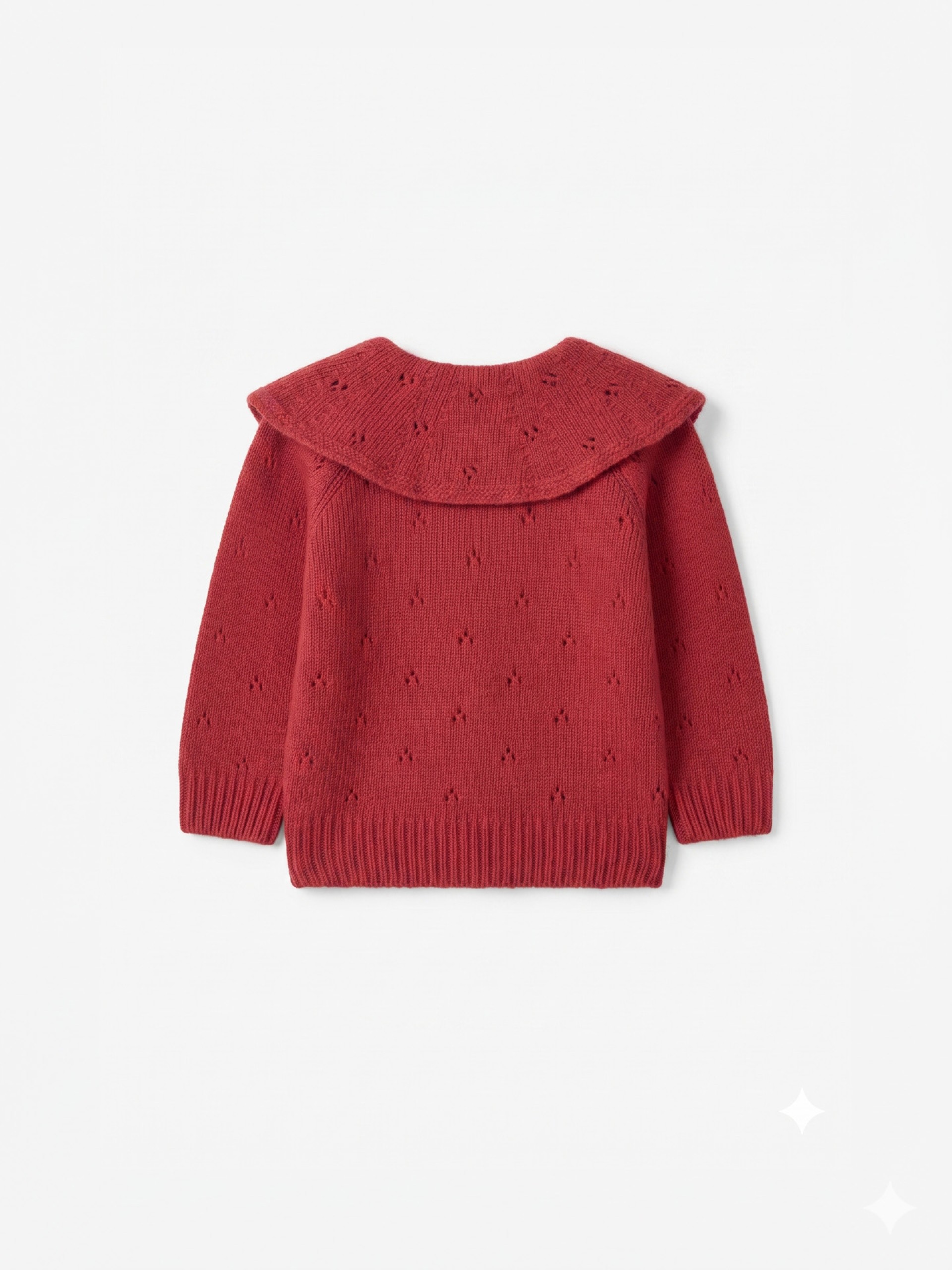 Knitted wool cardigan