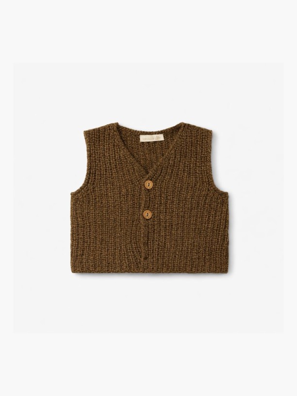 Knitted wool vest Knitted wool vest
