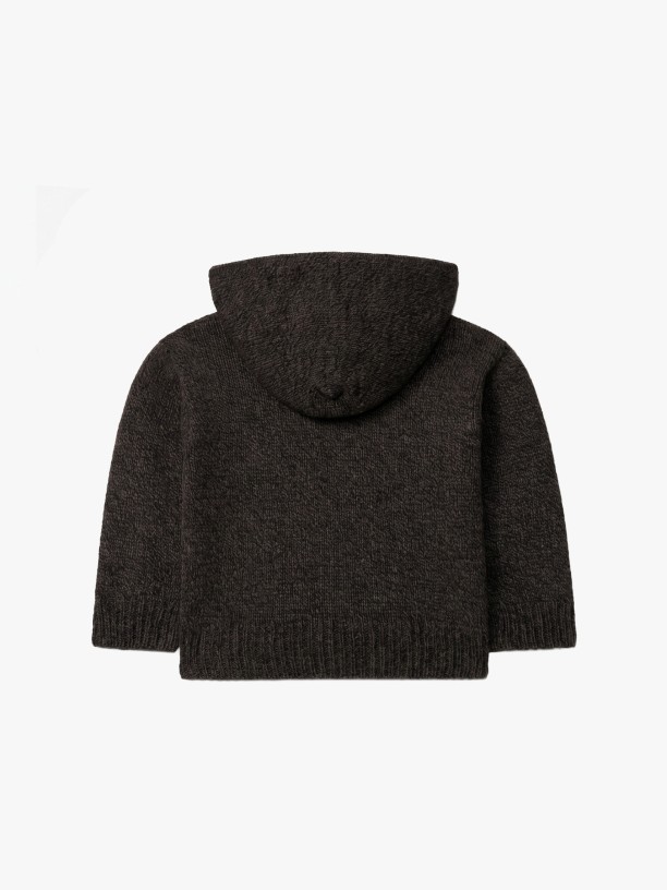 Hooded wool cardigan Hooded wool cardigan