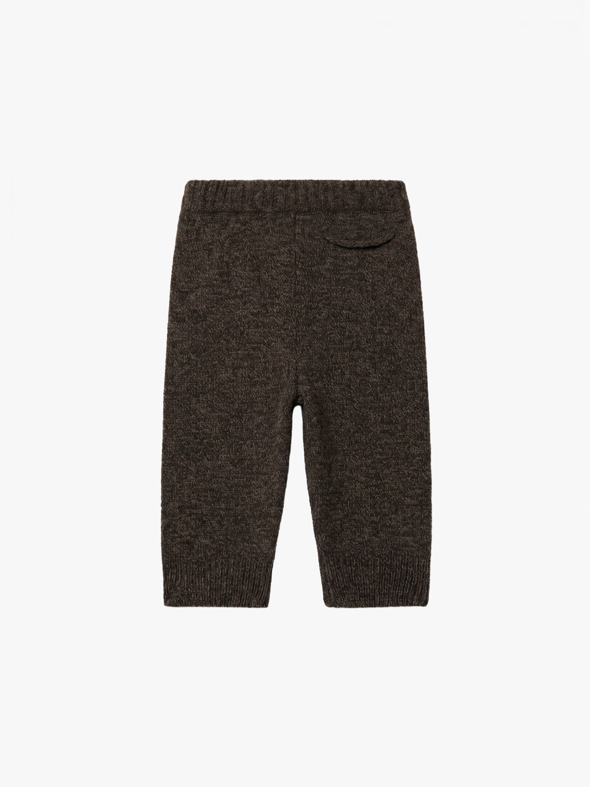 Knitted wool trousers