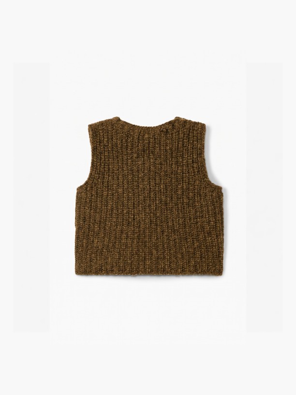 Knitted wool vest Knitted wool vest
