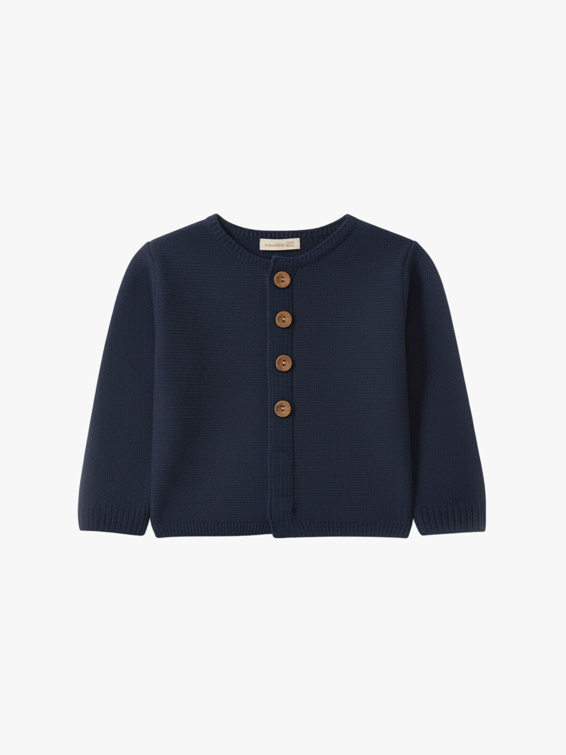 Knitted wool cardigan