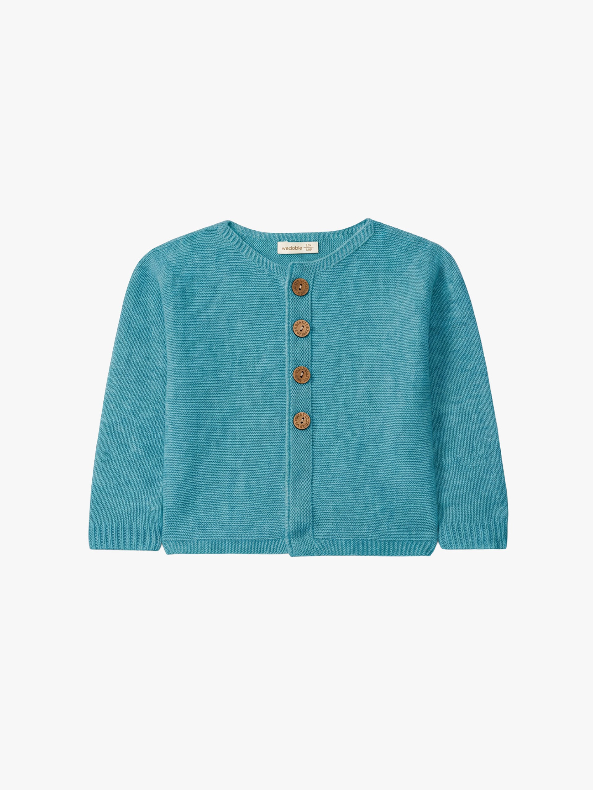 Knitted wool cardigan