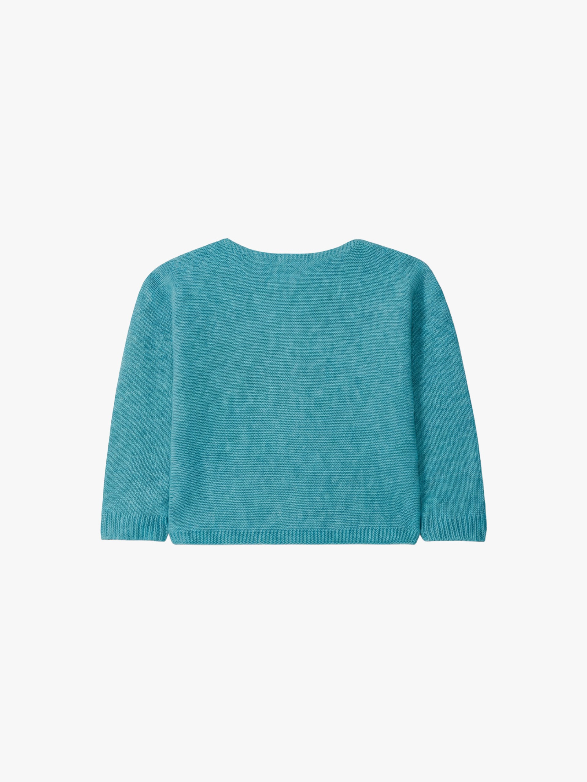Knitted wool cardigan