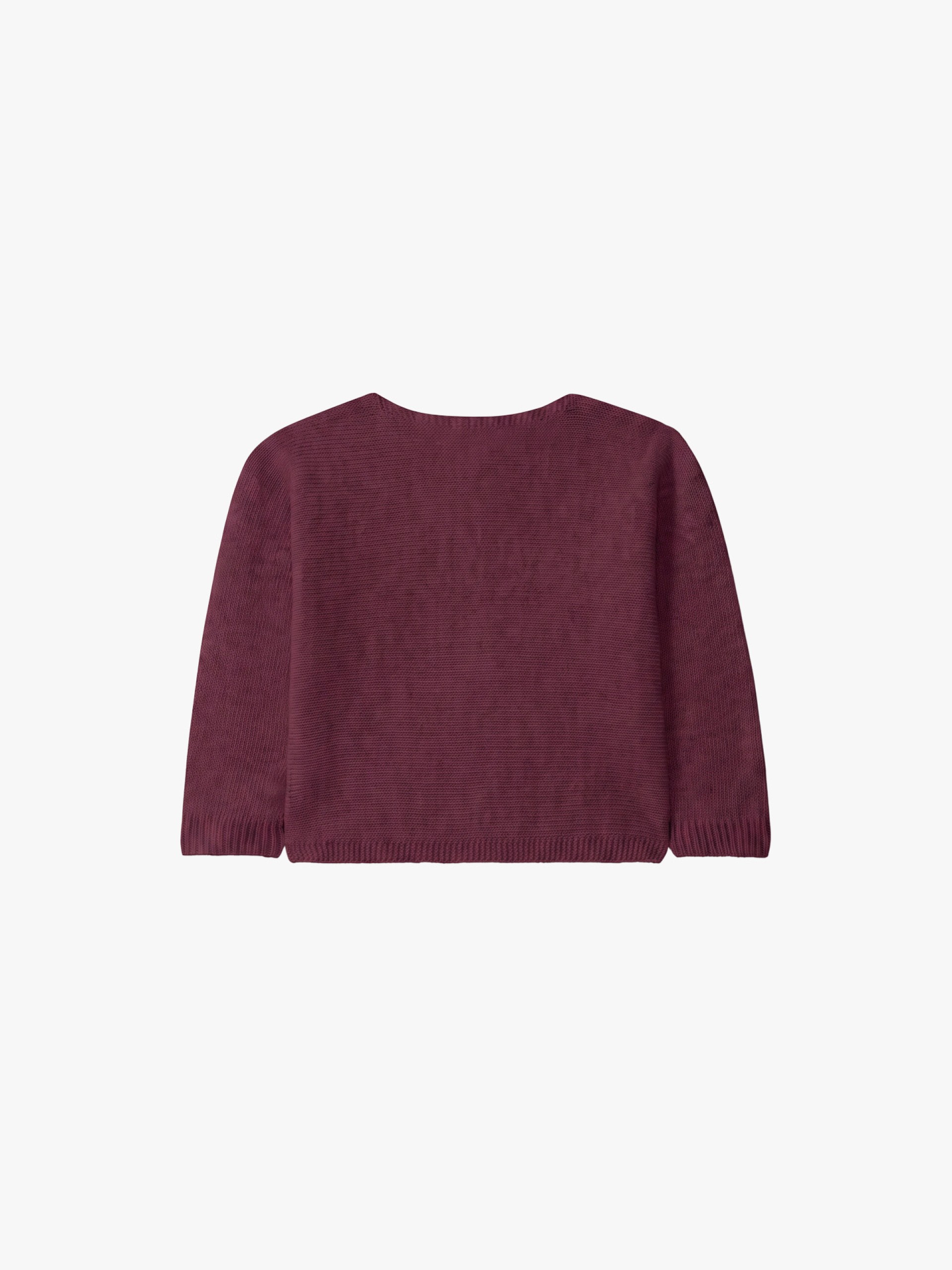 Knitted wool cardigan