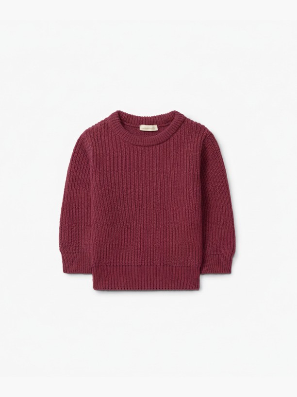 Knitted wool sweater