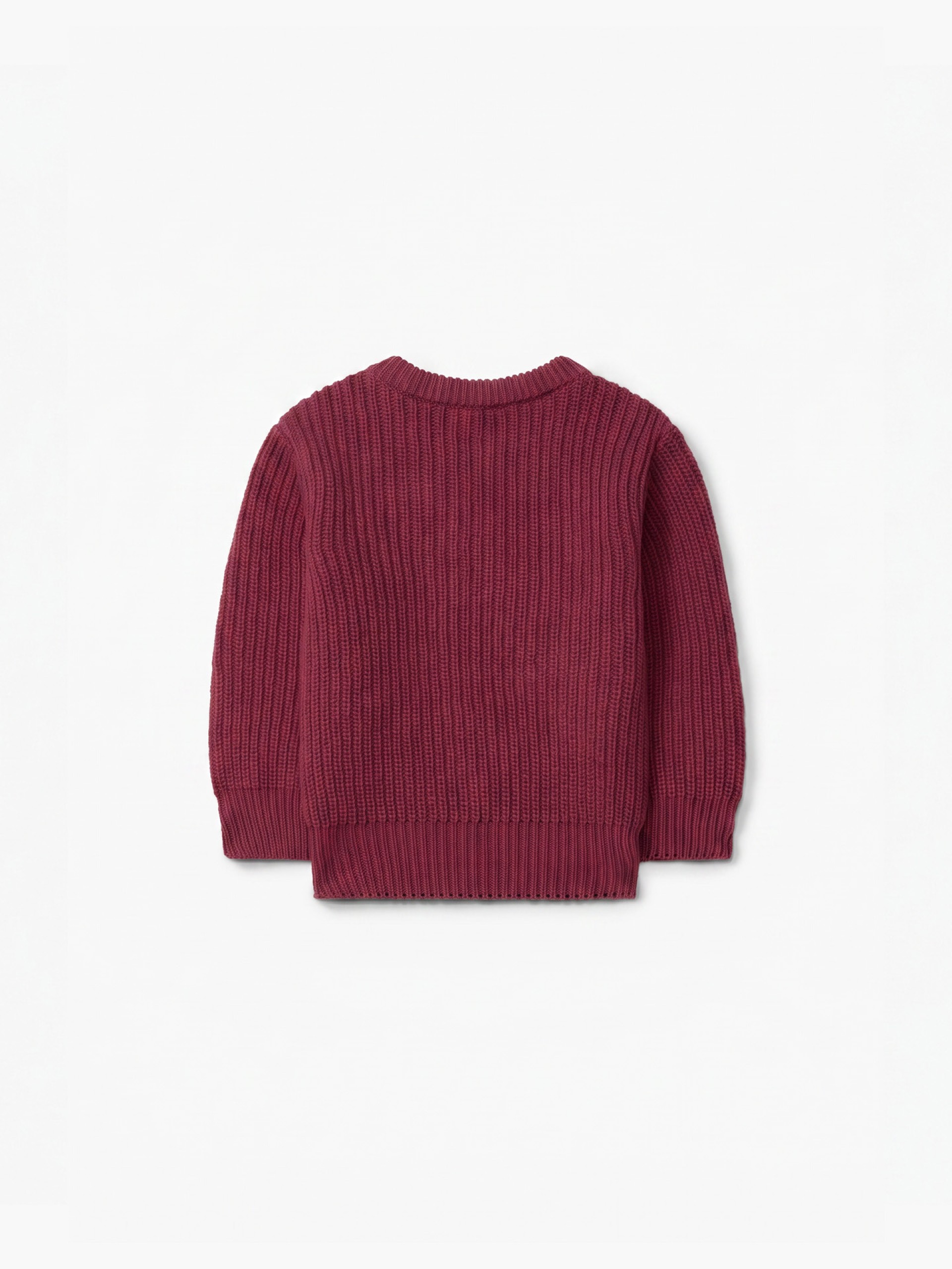 Knitted wool sweater