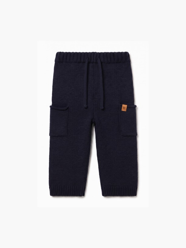 Knitted wool trousers Knitted wool trousers