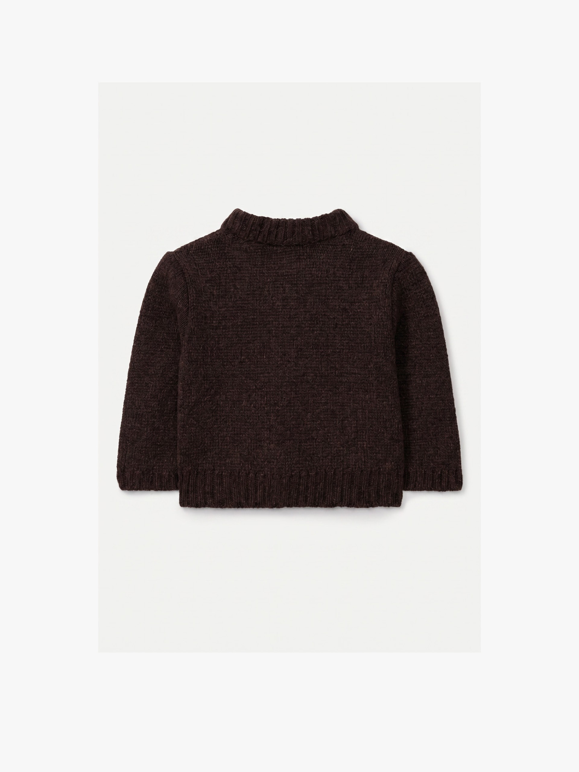 Knitted wool cardigan