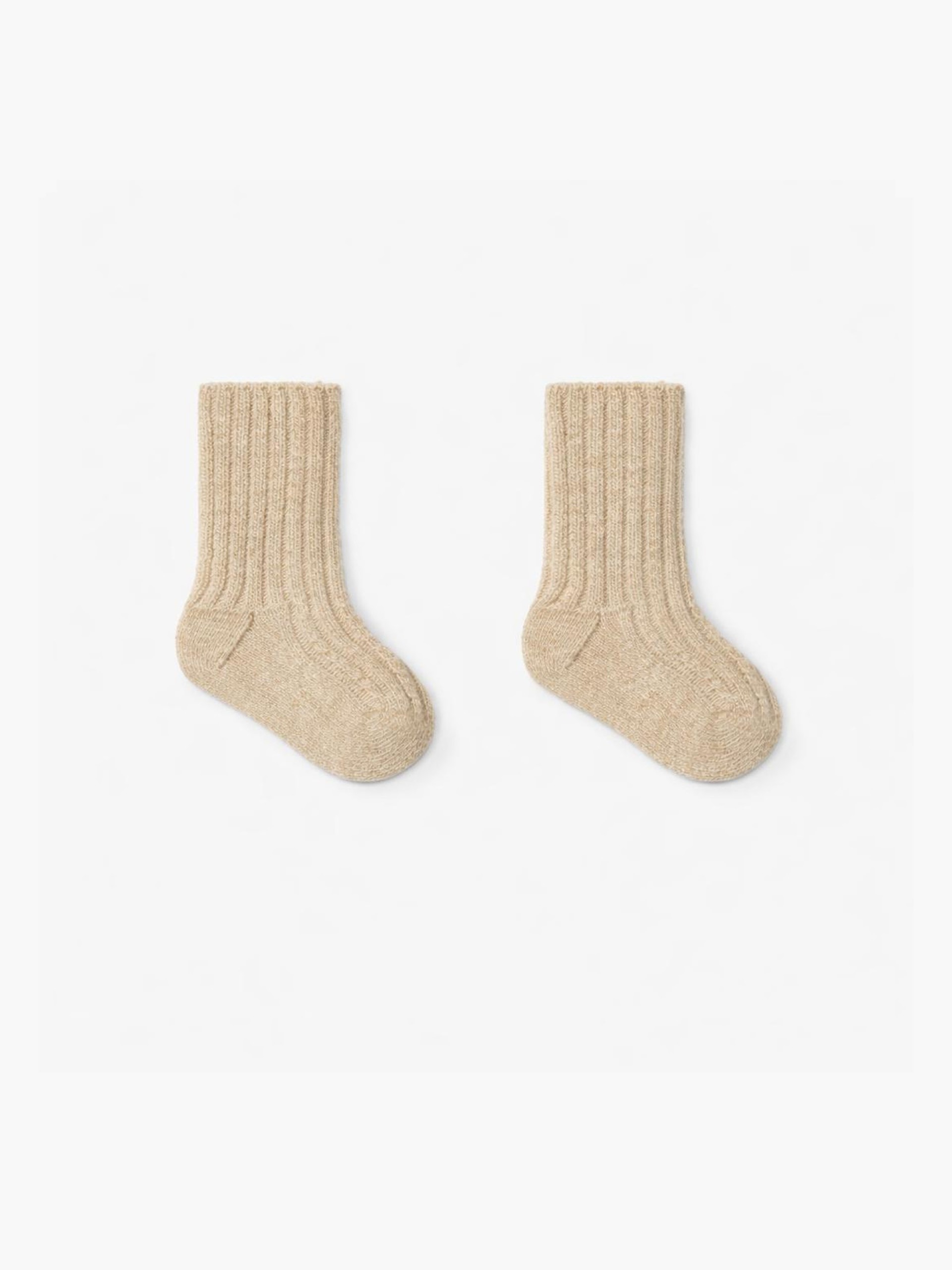 Knitted wool socks