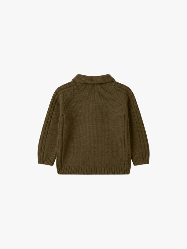 Knitted wool sweater